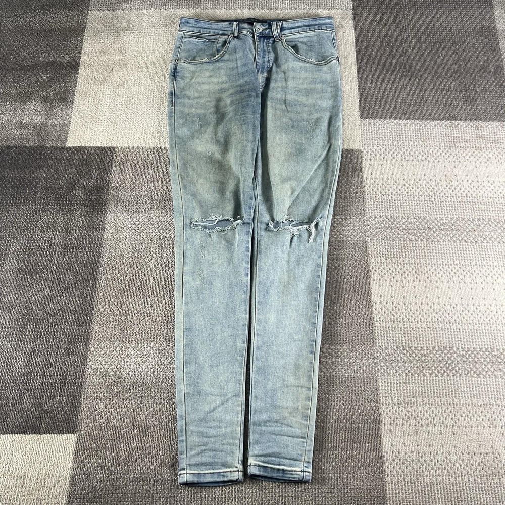 Kollar Mens Jeans Size 32 Blue Denim 203 Rockstars Stretch‎ Hand Made